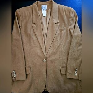 NWT - Merino & Lambs Wool Gold JoS. A. Bank Blazer - Size 16 Reg.